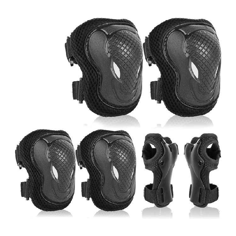 Safety Protection Set for Hands and Legs, SK326 Black
